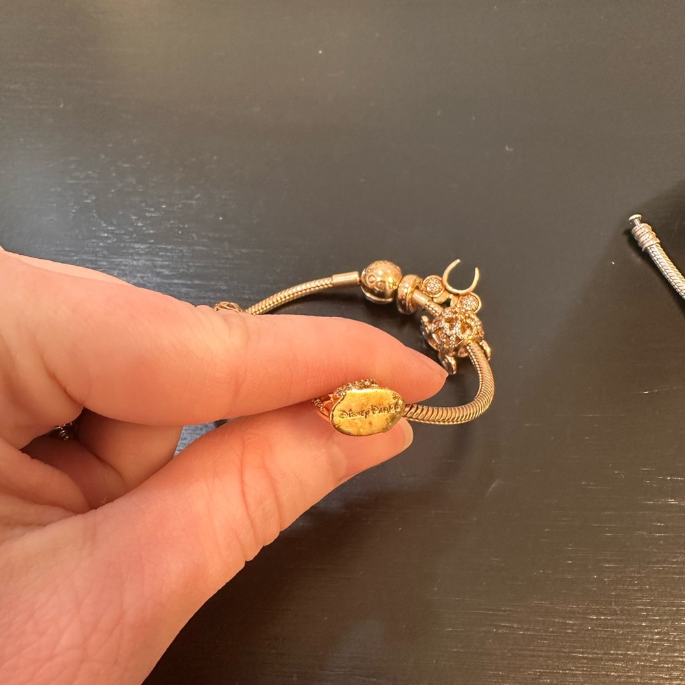 Pandora Disney Fantasyland Castle Dangle Rose Gold Charm - Picture 6 of 9